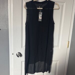 Eileen Fisher Black Sleeveless elegant tunic